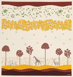 17-06hechino綿大ふろしき-grassland-草原オレンジ箱入17_06*h
