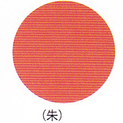 67-44さざら織無地ふろしき中巾朱67_44