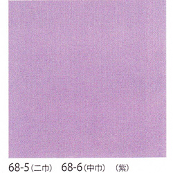 68-6彩はんなり正絹ちりめん無地ふろしき中巾紫68_06*1